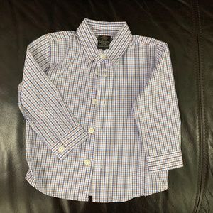 Dockers boys long sleeve button down shirt 6/9 mo